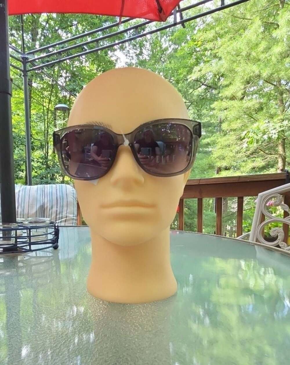Elle Women's Oversized Square Sunglasses